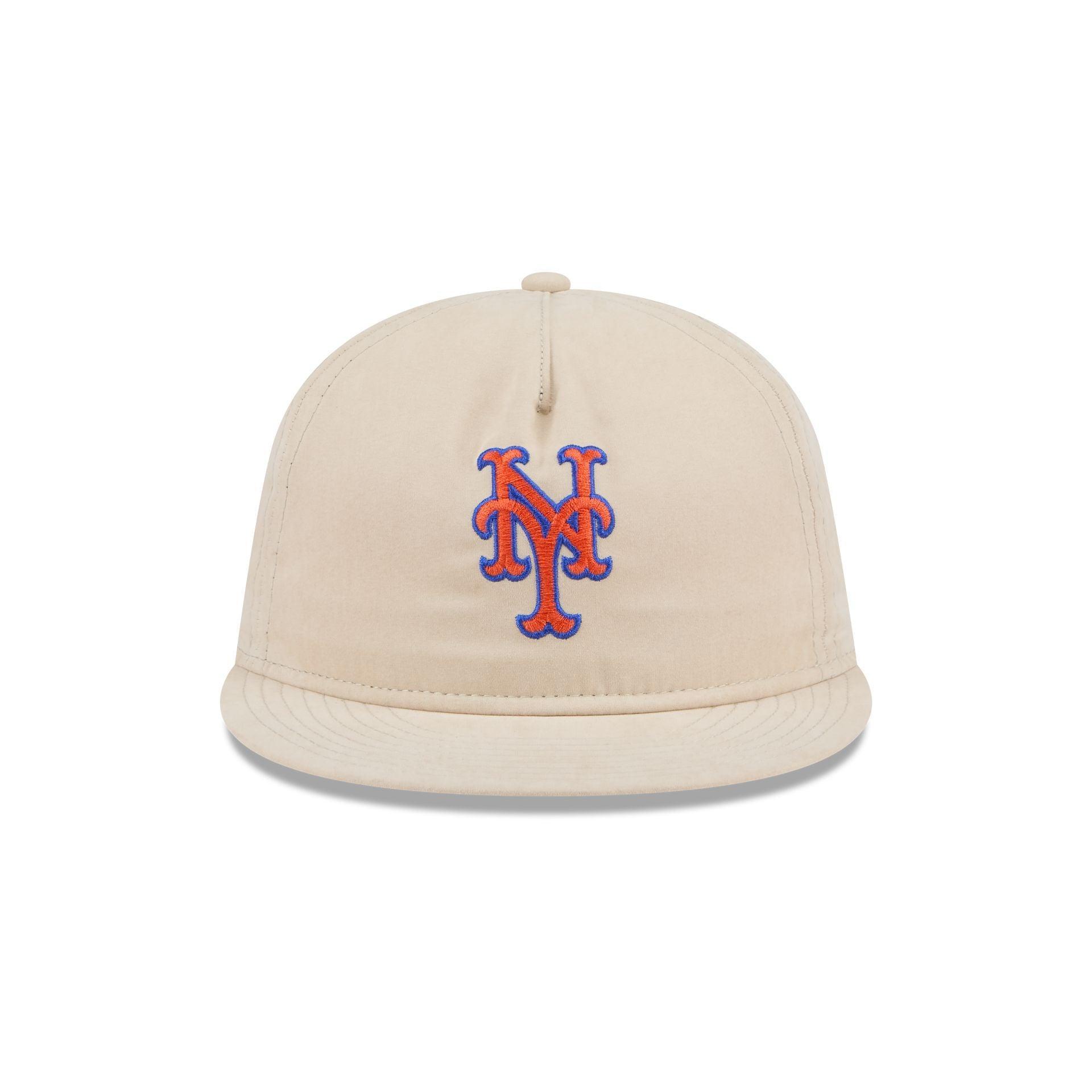 New York Mets Brushed Nylon Retro Crown 9FIFTY Adjustable Hat Male Product Image