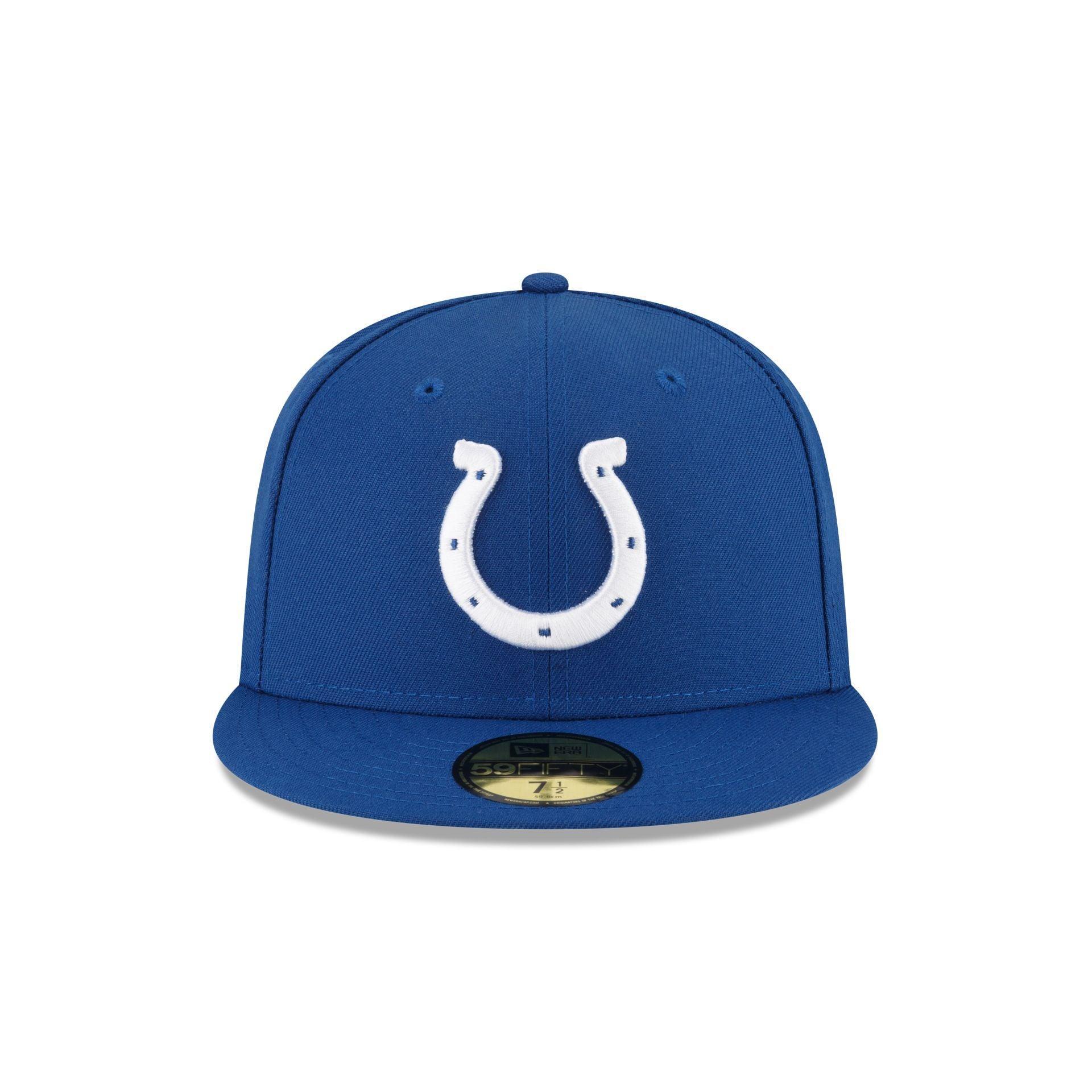 Indianapolis Colts Basic Blue 59FIFTY Fitted Hat Male Product Image