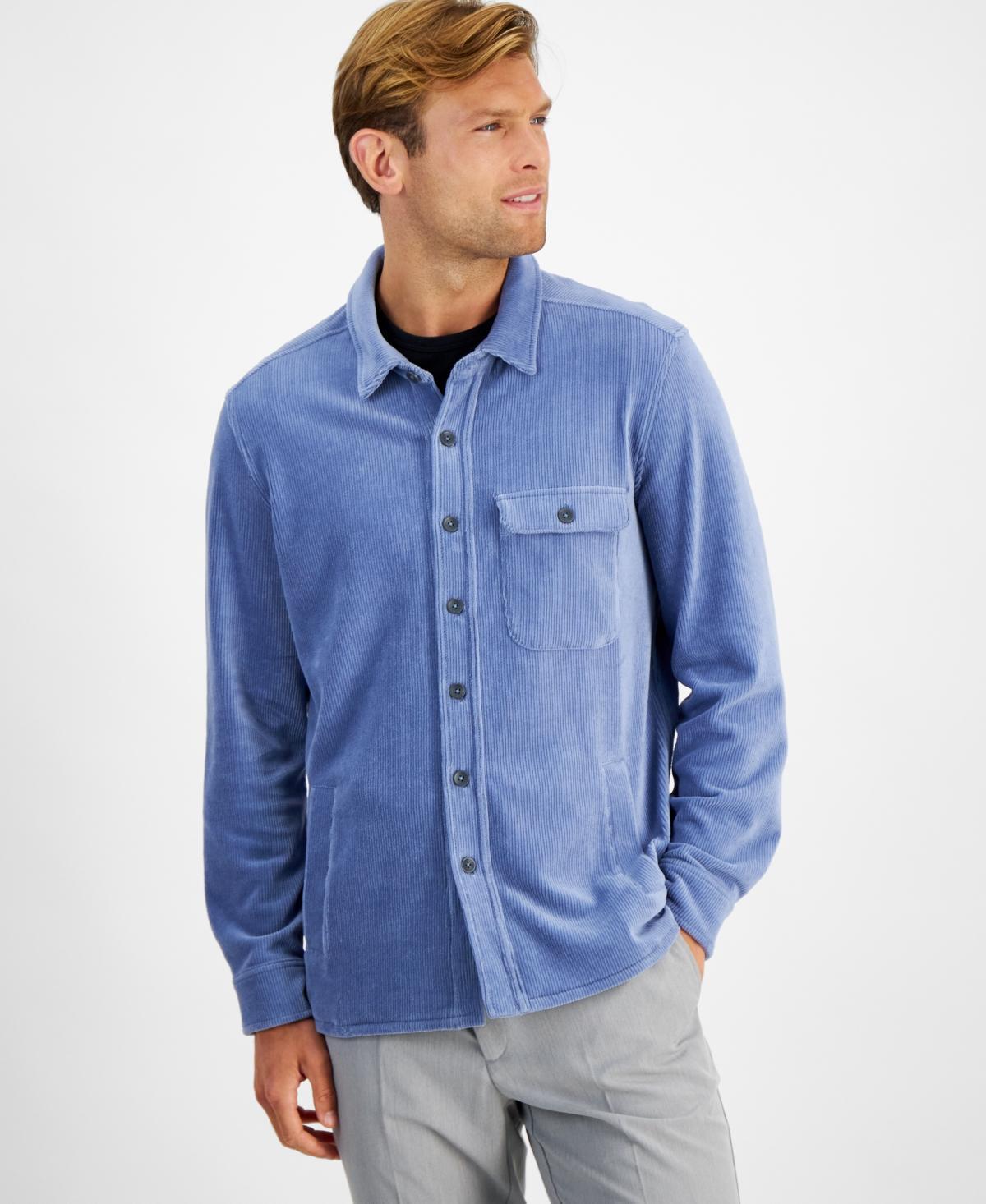 Club Room Mens Knit Cord Shirt Jacket, Created for Macys Product Image