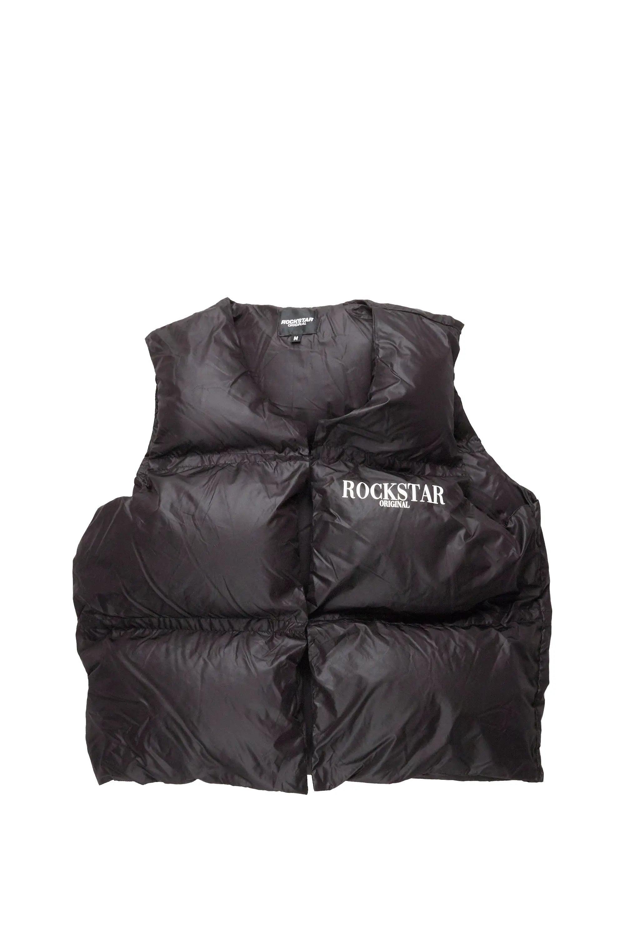 Frederick Black Puffer Vest Male Product Image