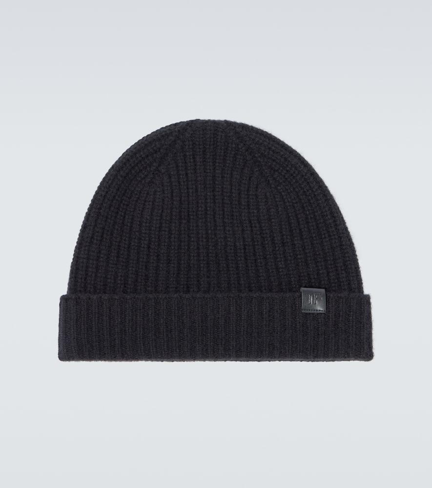 TOM FORD Ribbed-knit Cashmere Beanie In Black Product Image