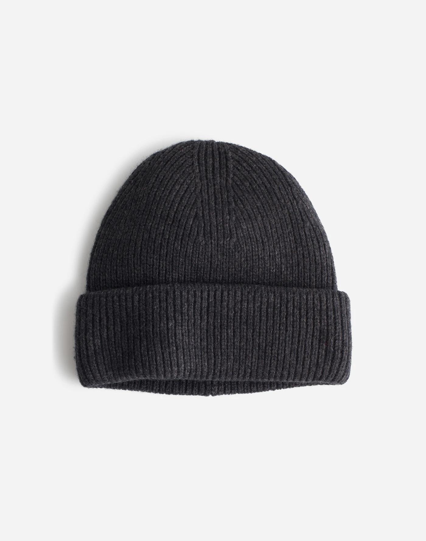 Wool-Blend Knit Beanie Product Image