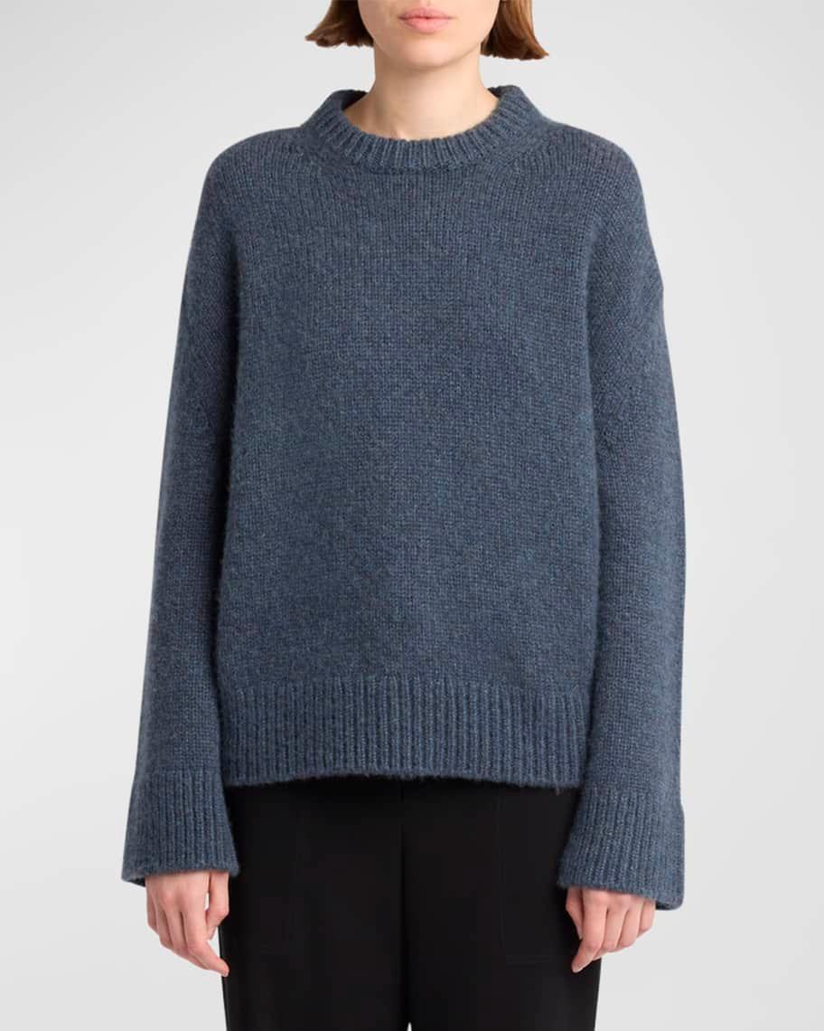 Hamis Brushed Cashmere-Mohair Sweater  Product Image