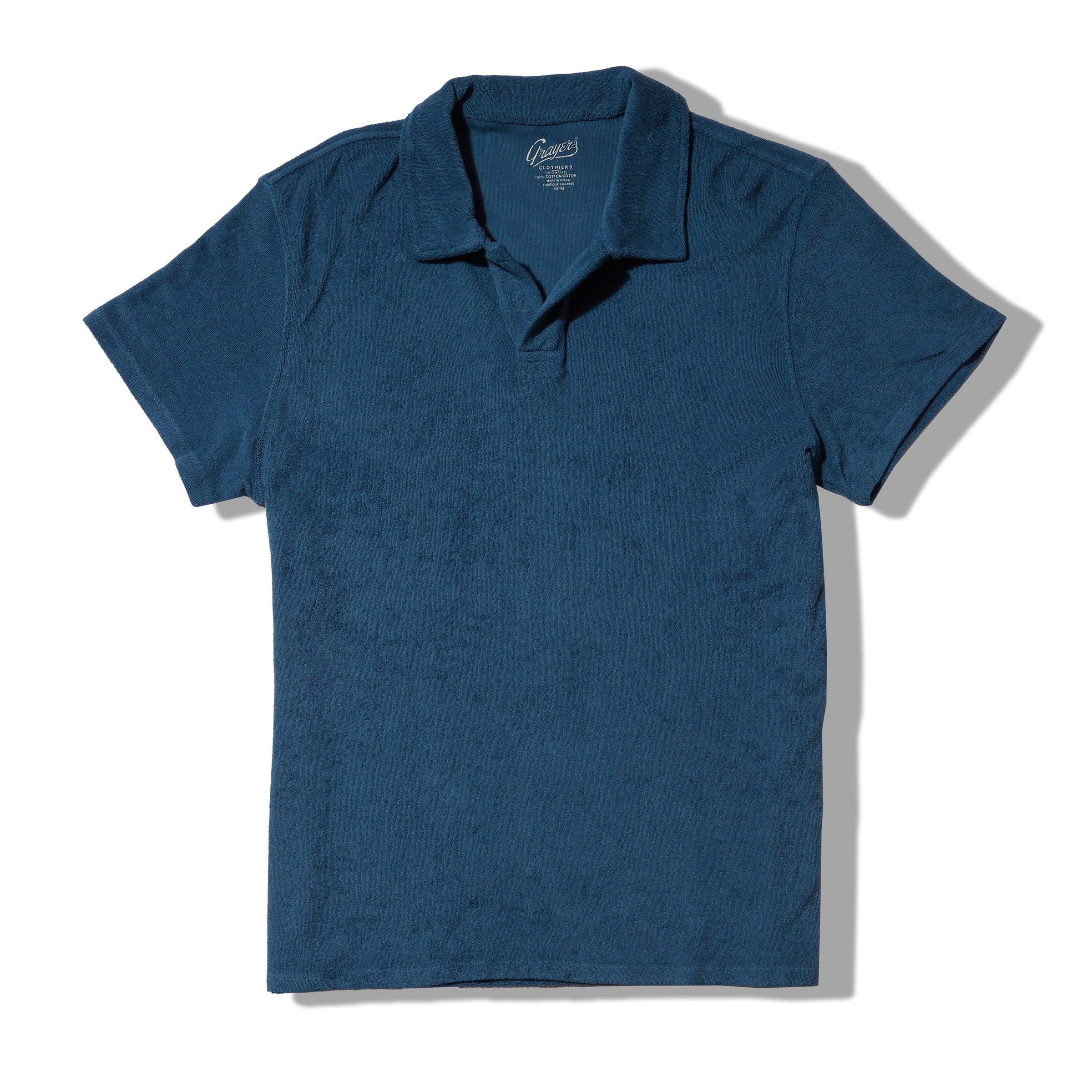 Riviera Terry Polo - Mallard Blue Product Image