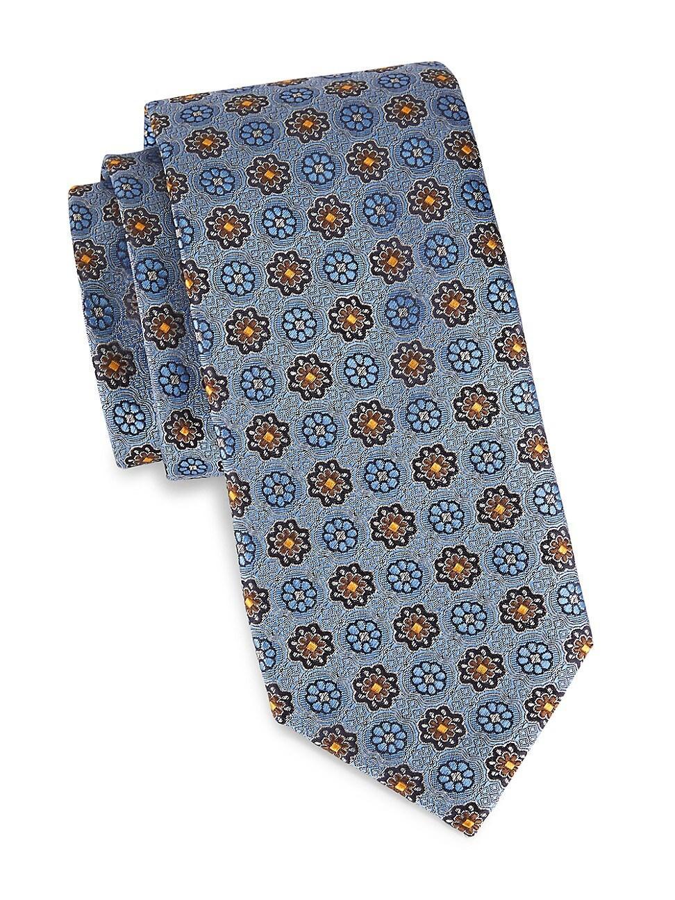 Mens Medallion Silk Tie Product Image