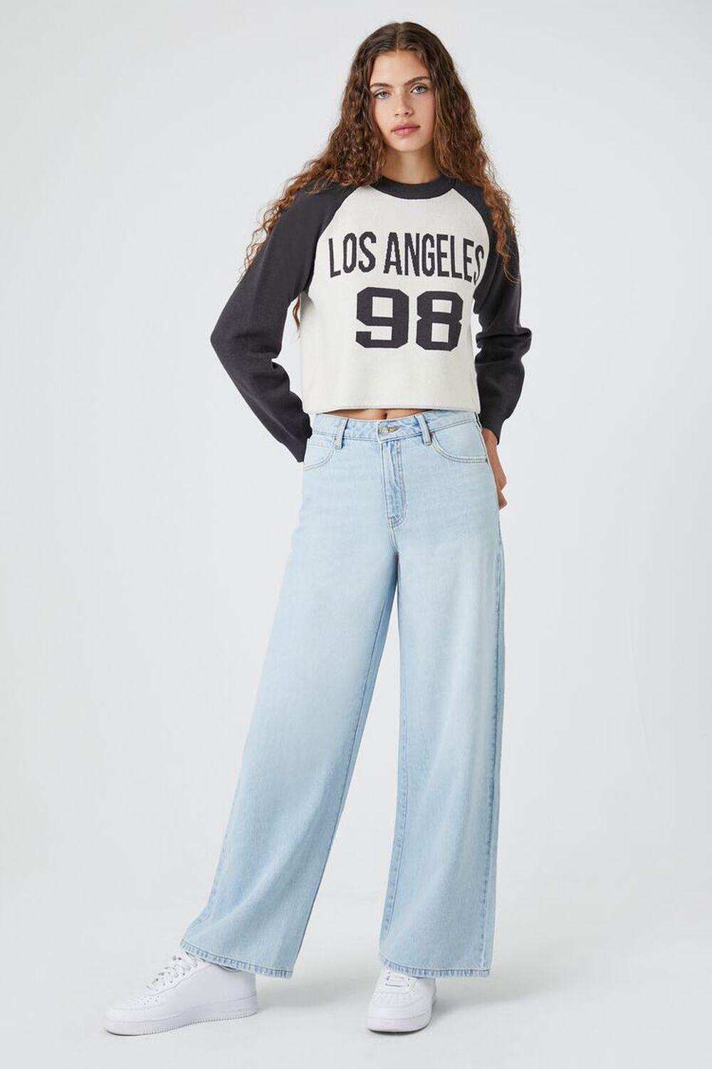 Los Angeles 98 Raglan Sweater | Forever 21 Product Image