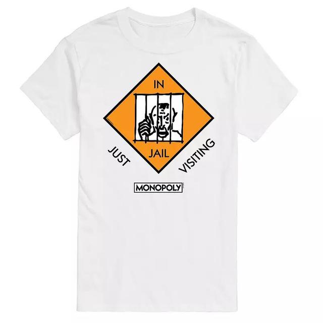 Big & Tall Monopoly In Jail Just Visiting Graphic Tee, Mens Product Image