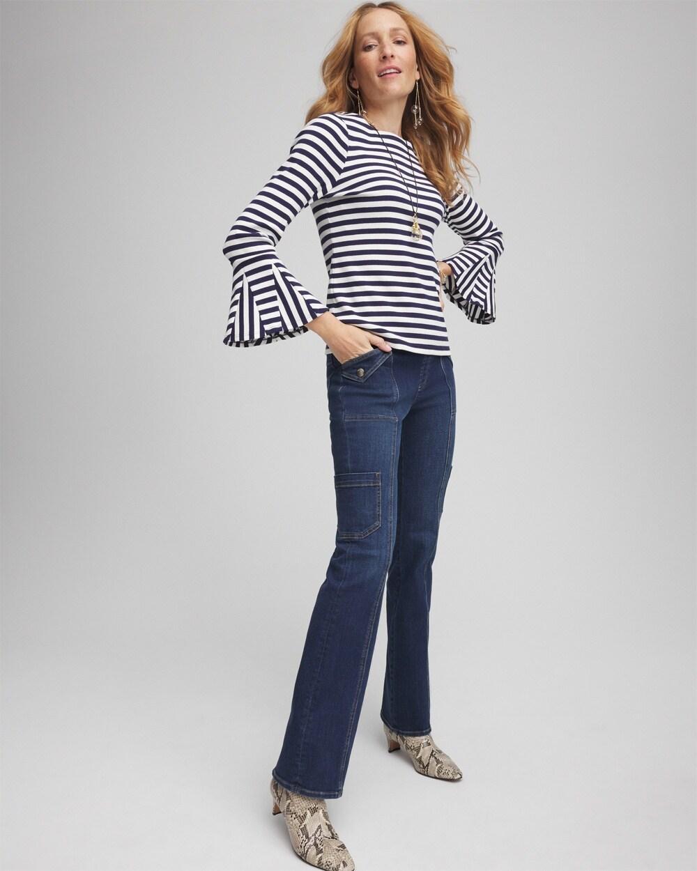 Pull-On Utility Jeans Product Image