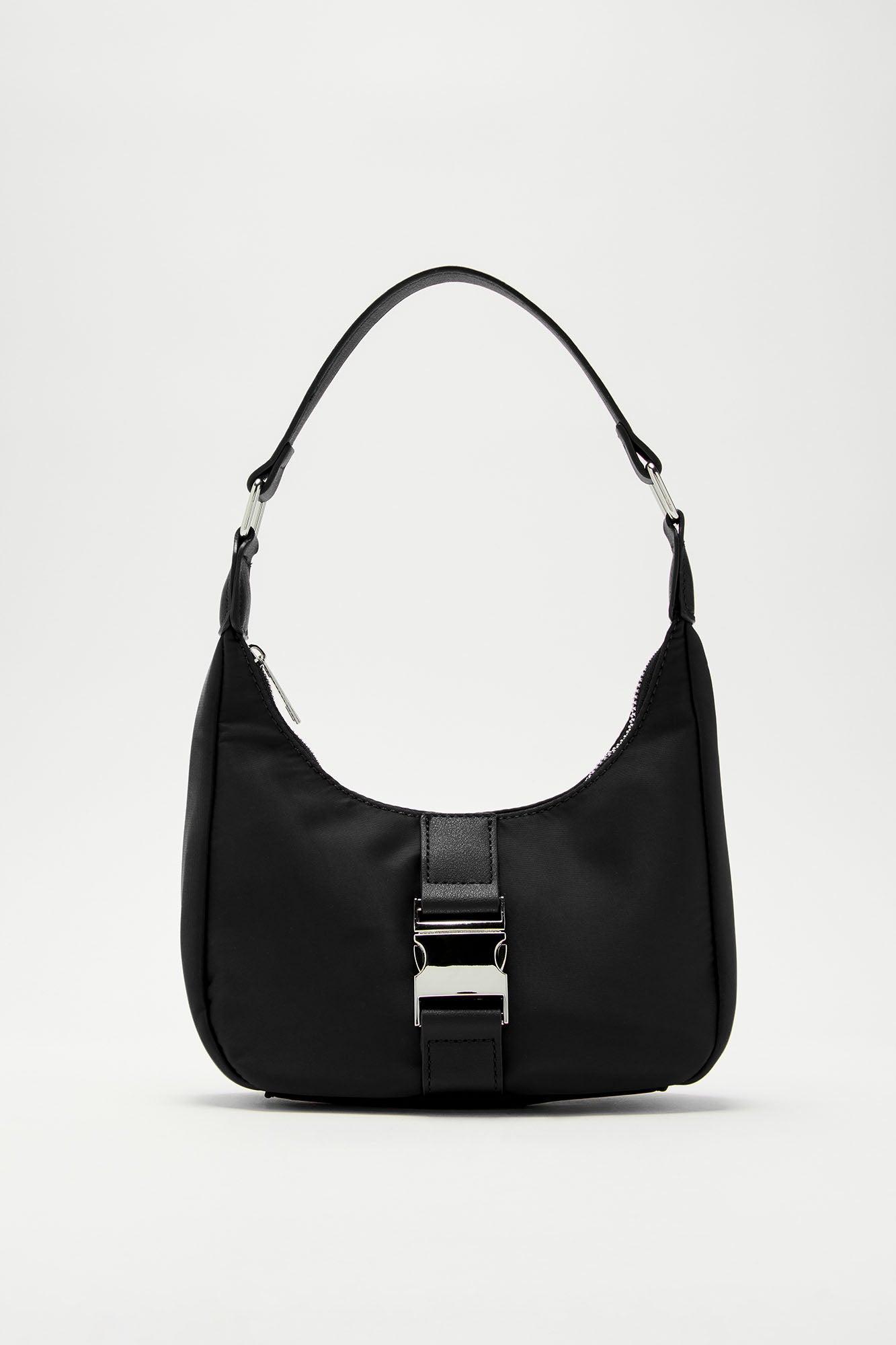 Buckle Up Handbag - Black Product Image