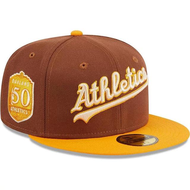 Mens New Era Oakland Athletics Tiramisu 59FIFTY Fitted Hat Product Image