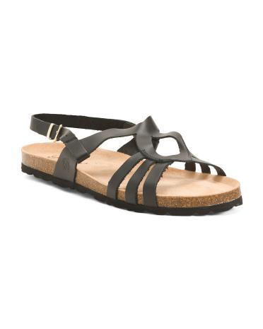 Leather Multi-band Sandals for Women product image