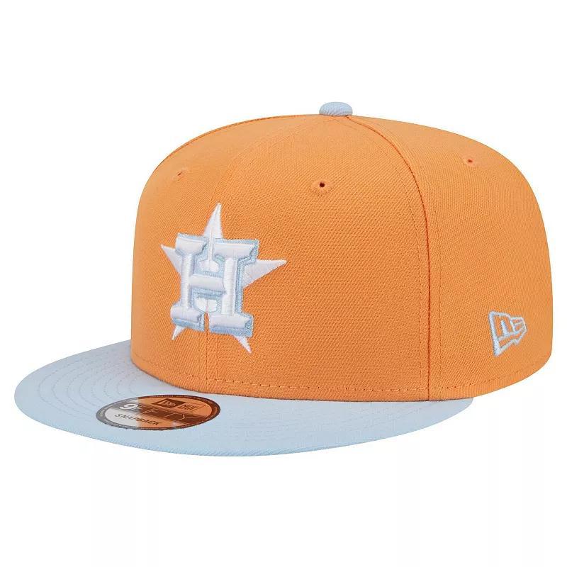 Mens New Era Houston Astros Spring Color Two-Tone 9FIFTY Snapback Hat Product Image