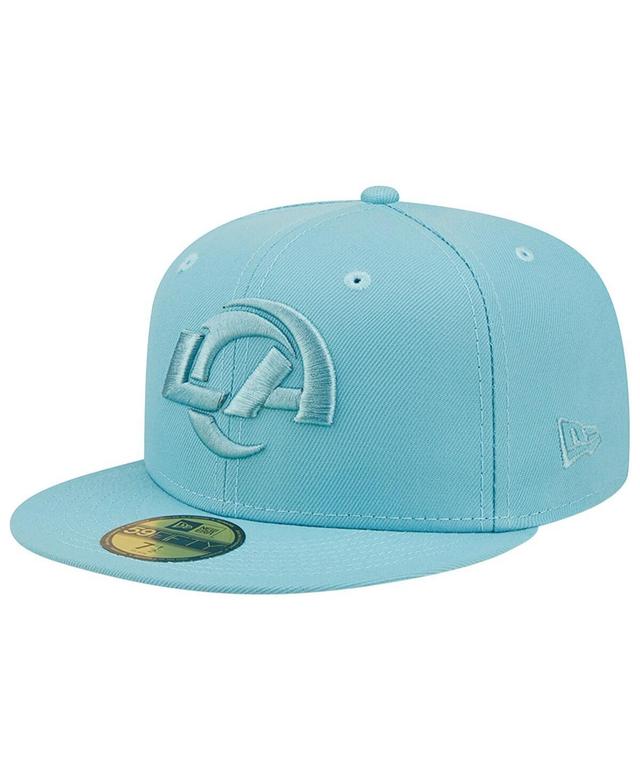 Mens New Era Aqua Los Angeles Rams Color Pack 59FIFTY Fitted Hat Product Image