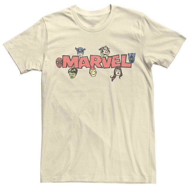 Mens Marvel Avengers Retro Style Logo Tee Product Image