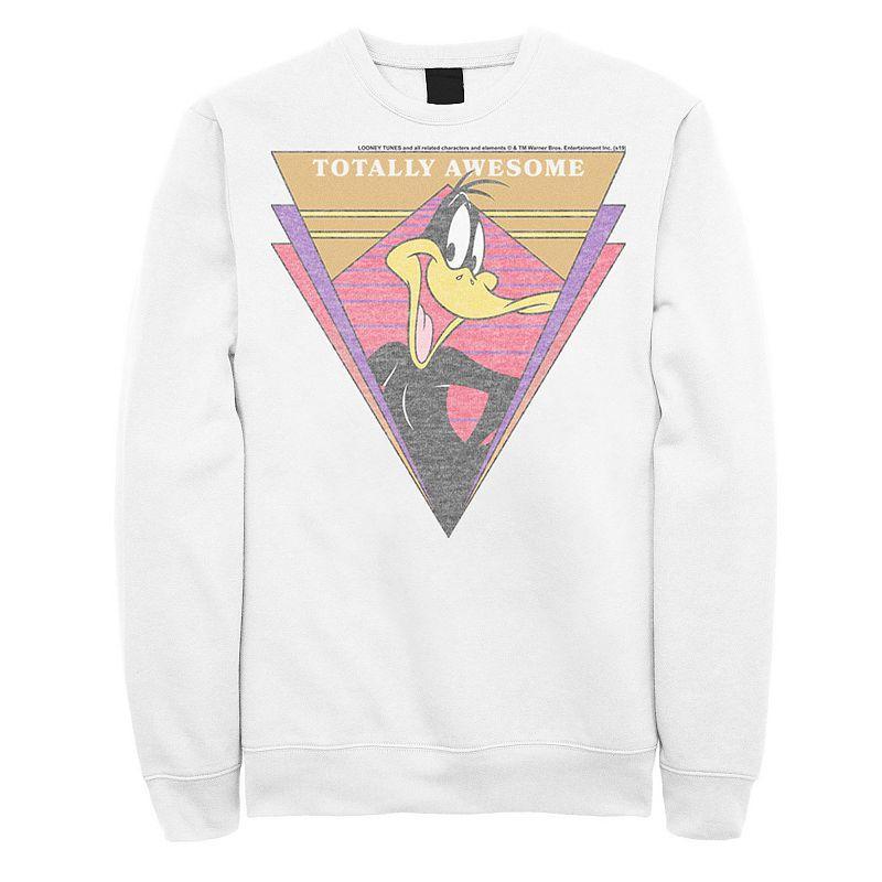 Mens Looney Tunes 80s Style Daffy Duck Sweatshirt Product Image