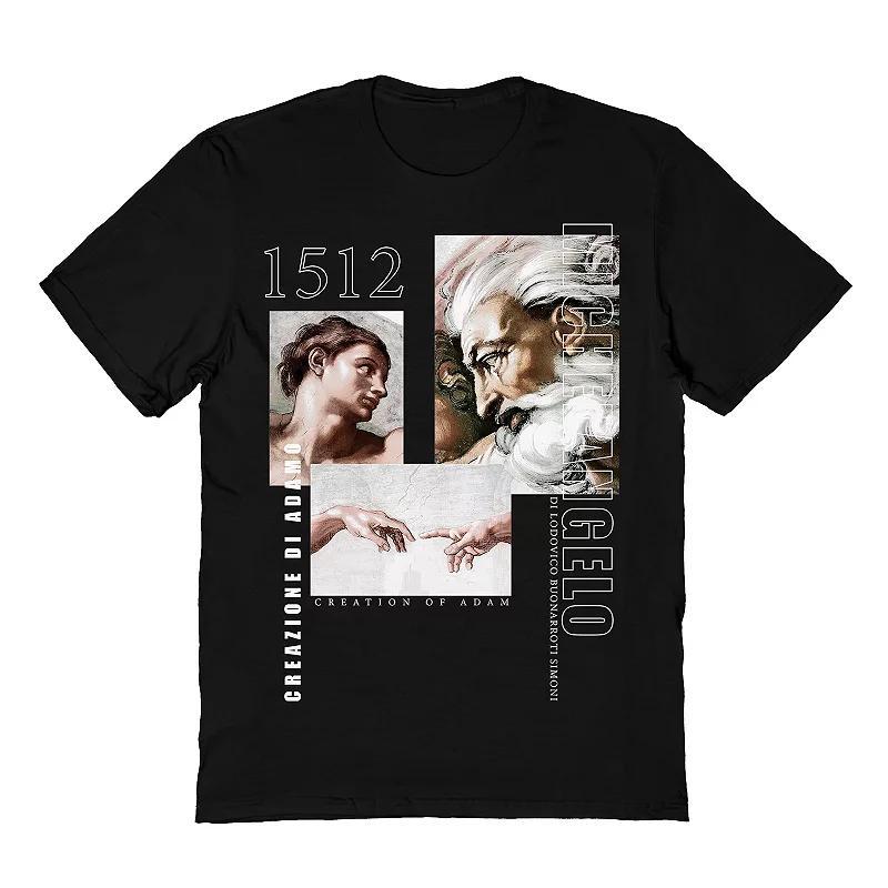 Mens Michaelangelo Creation of Adam Tee Product Image