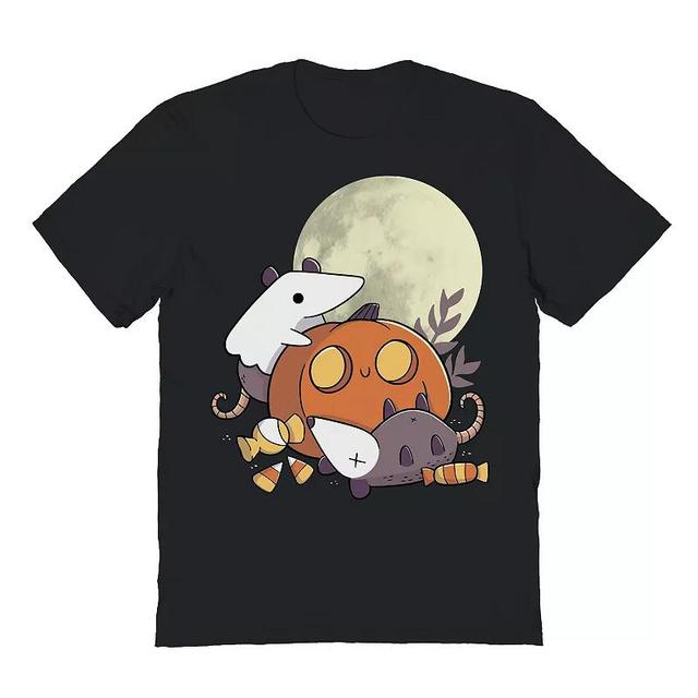 Mens Halloween Possum Halloween Graphic Tee Product Image