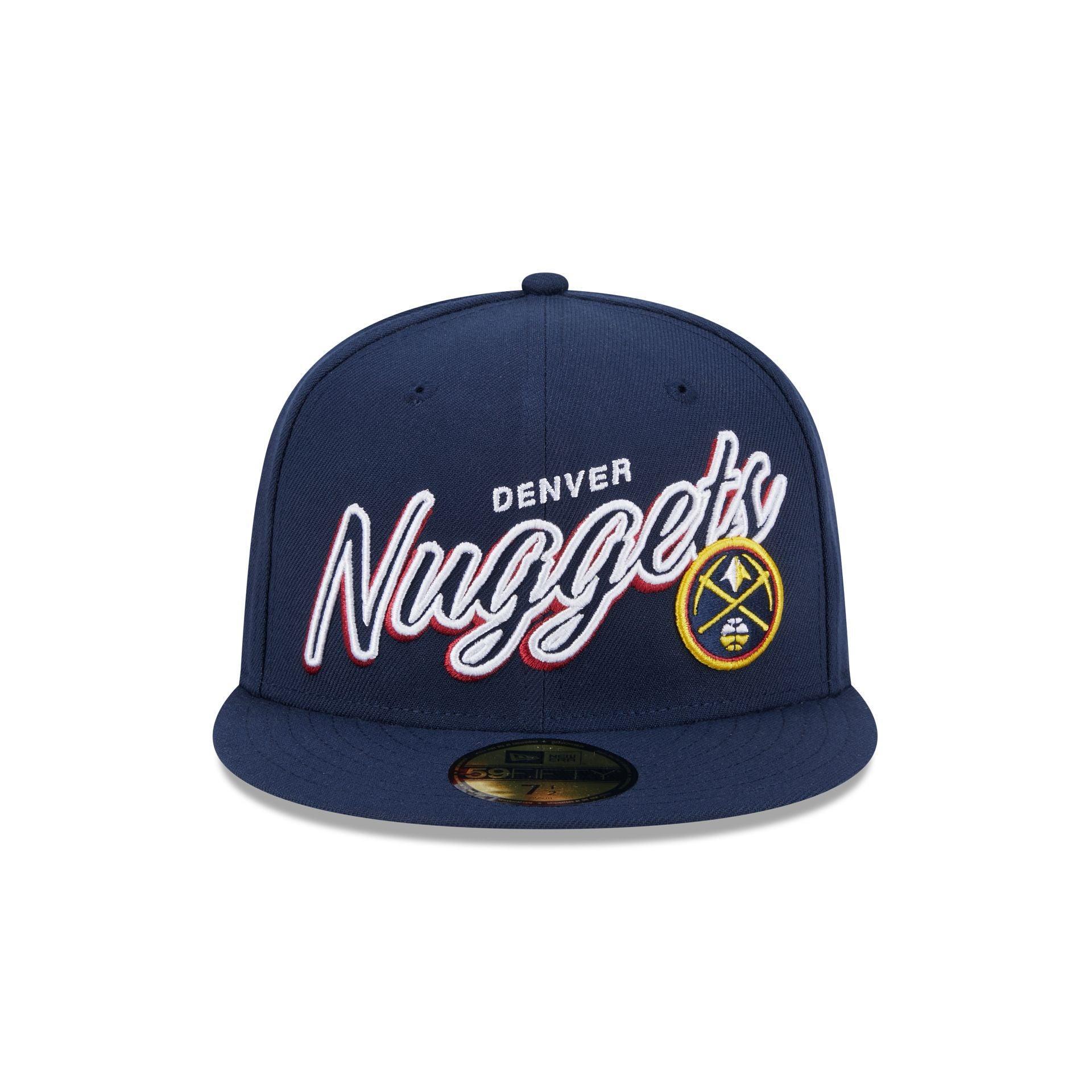 Denver Nuggets Script Sided 59FIFTY Fitted Hat Male Product Image