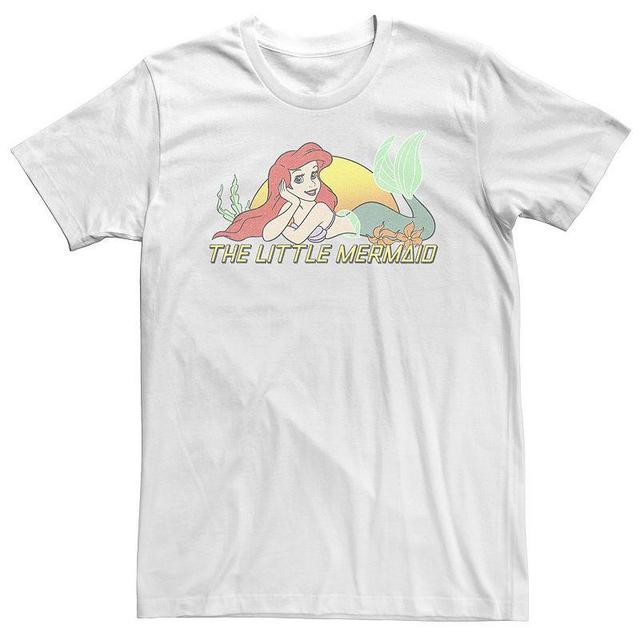 Big & Tall Disney Little Mermaid Ariel Sunset Tee, Mens Product Image