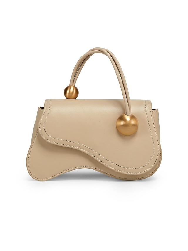 Womens Kazia Leather Top Handle Bag Product Image