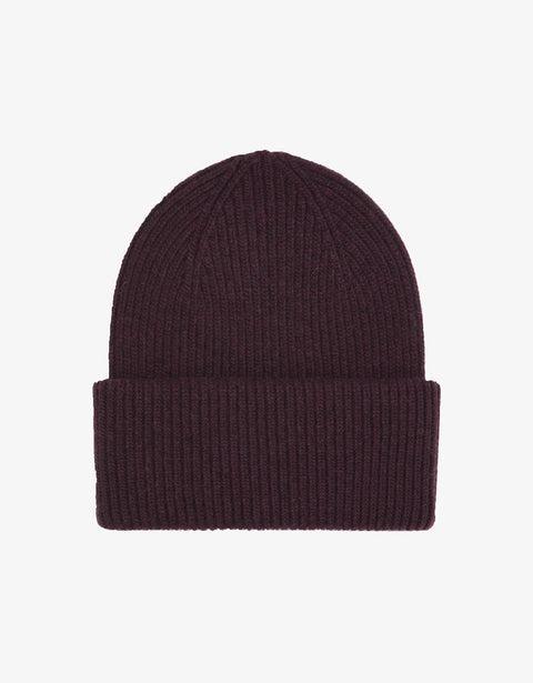 Merino Wool Hat - Oxblood Red Product Image