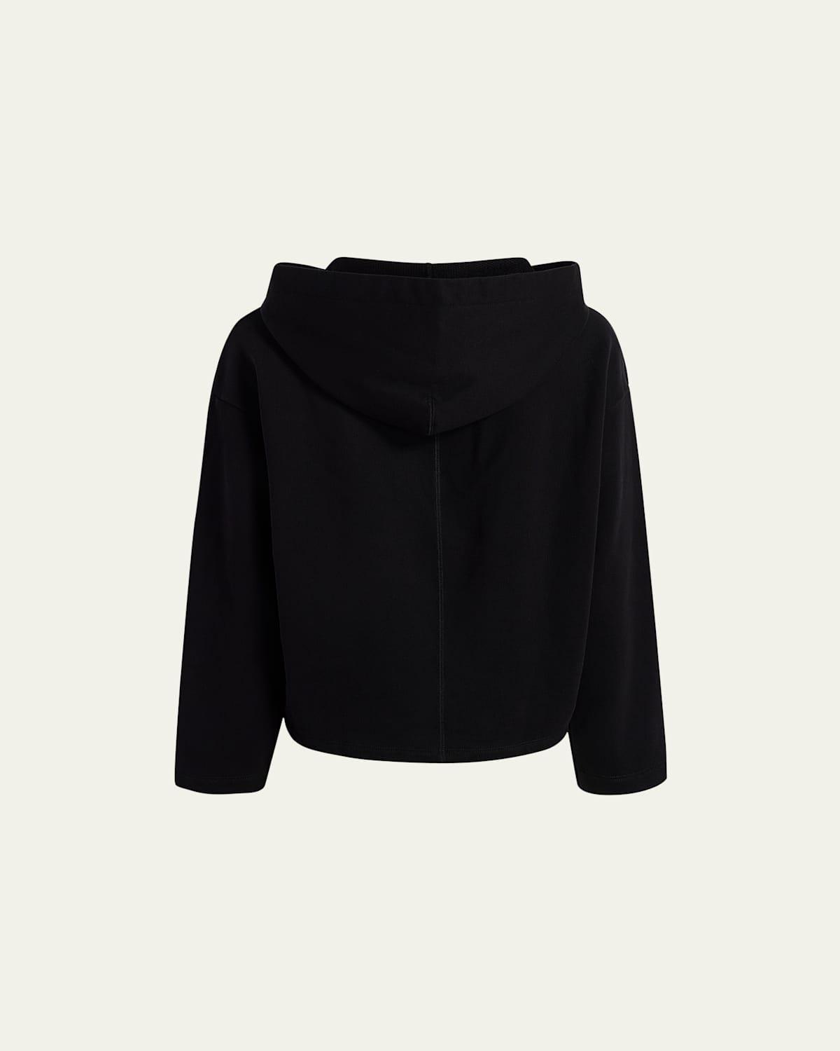 Fleece Cropped Hoodie Product Image