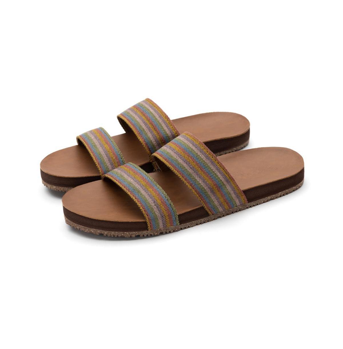 WomenS Zensole Vistas Faux Leather Double Strap Slide Sandals product image