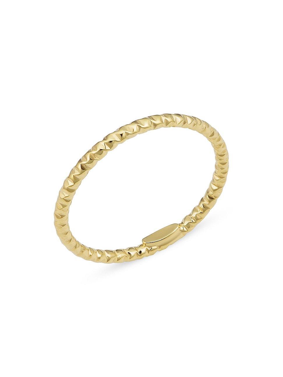 Womens 14K Yellow Solid Gold Skyline Ring Product Image