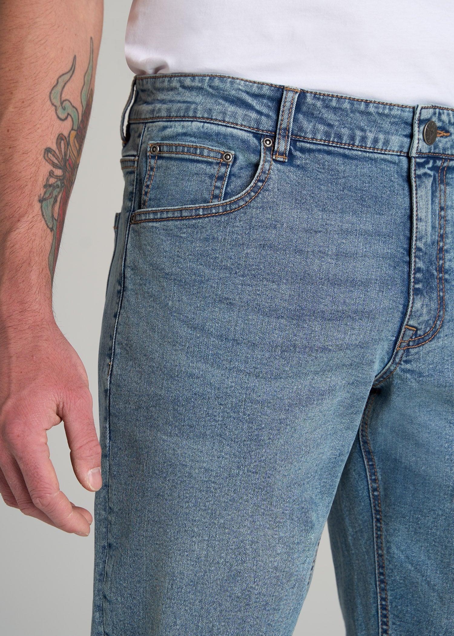 Carman TAPERED Jeans for Tall Men in Vintage Faded Blue Male Product Image