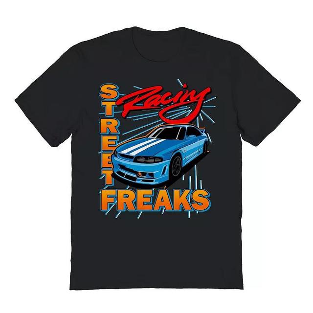 Mens Neon Street Racing Freaks Graphic Tee Product Image