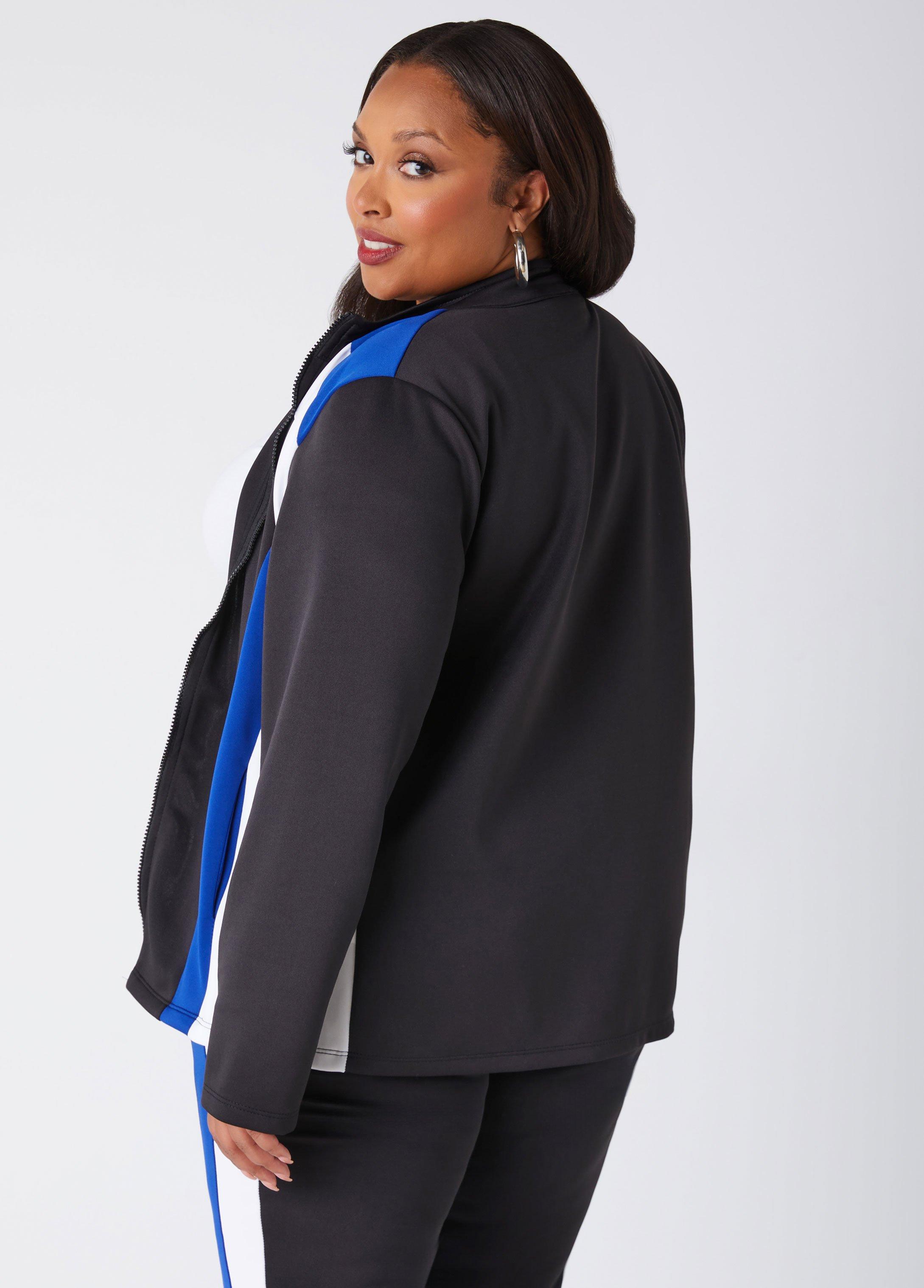 Colorblock Zip Front Track Jacket Product Image