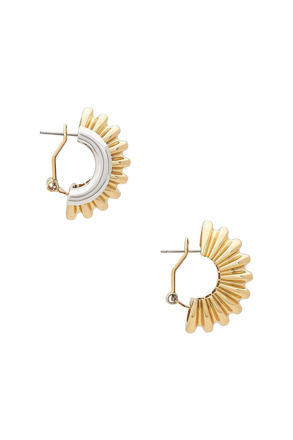 Demarson Lexi Earrings in Metallic Gold Product Image