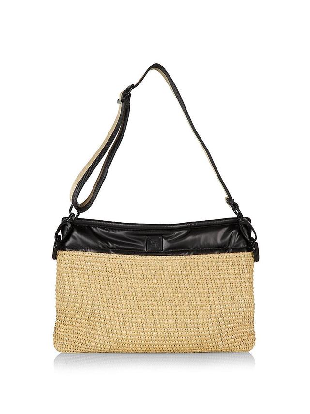 Womens Yacht Raffia & Polyester Bum Bag 2 Product Image