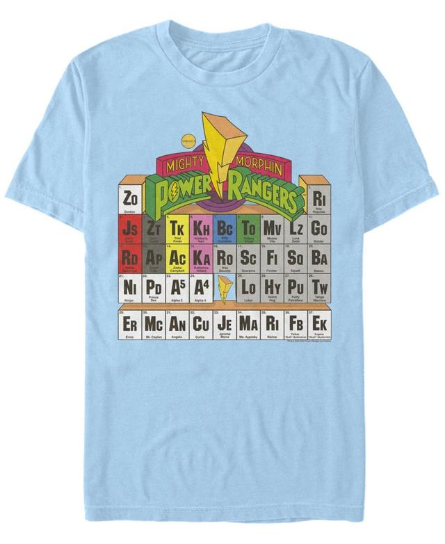 Mens Power Rangers Periodic Table Tee Product Image