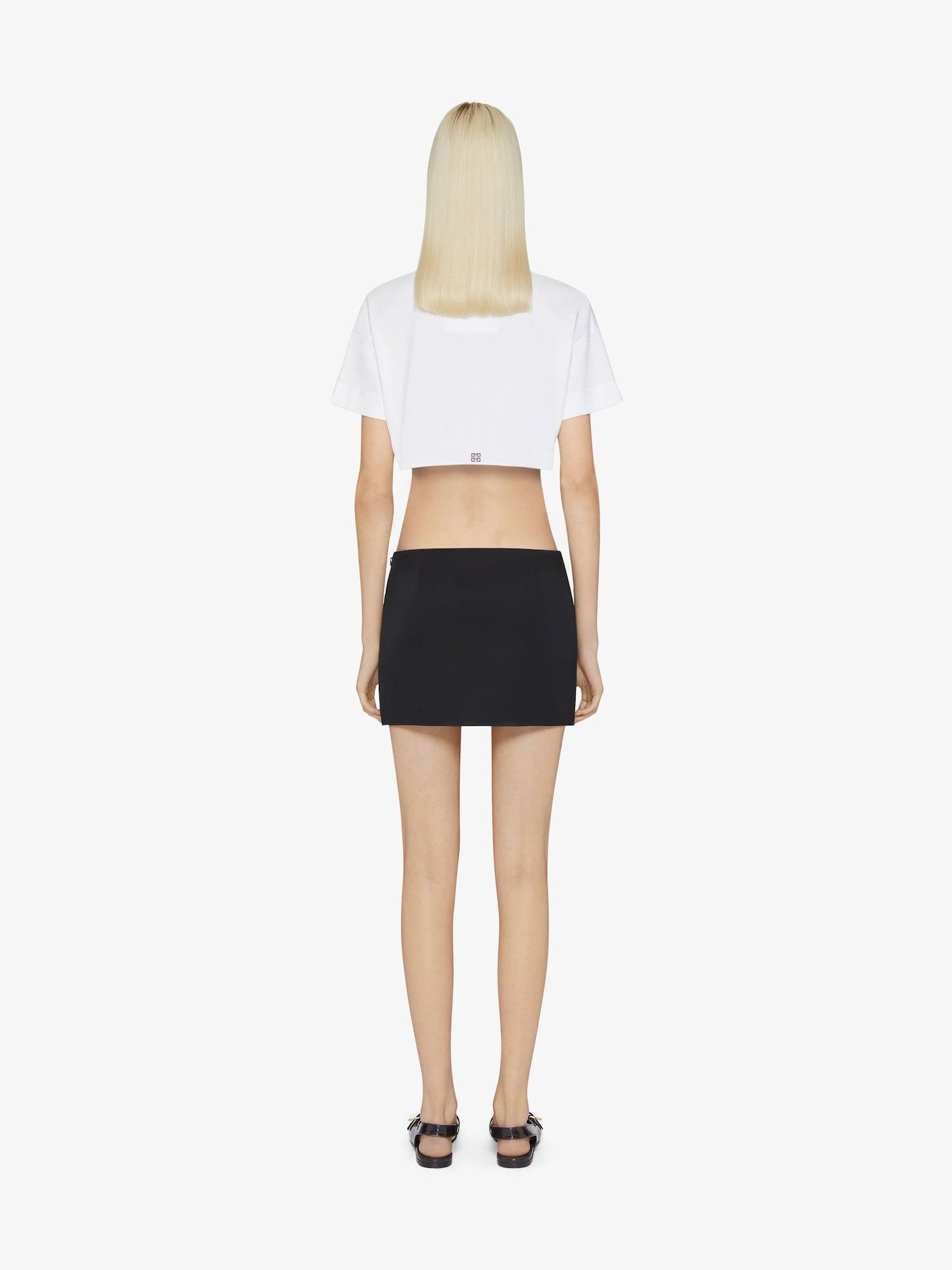 GIVENCHY Archetype cropped t-shirt in cotton Product Image