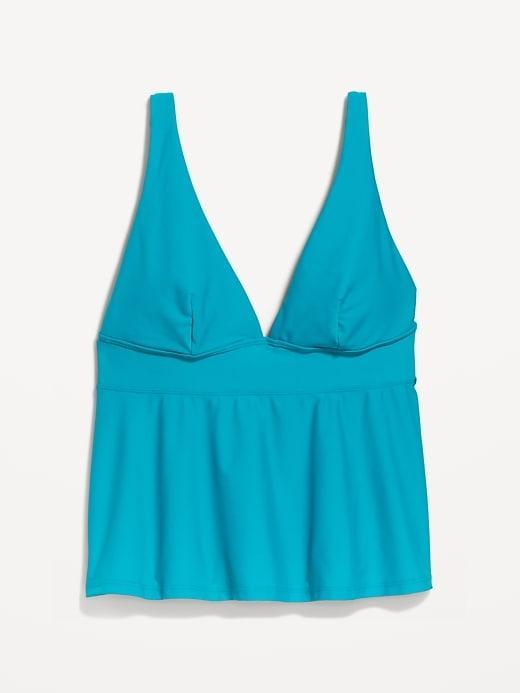 V-Neck Swing Tankini Swim Top Product Image