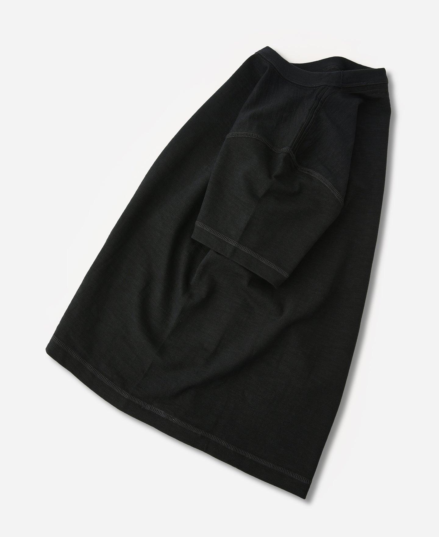 10.5 oz US Cotton Tubular Gusset T-Shirt - Black Product Image