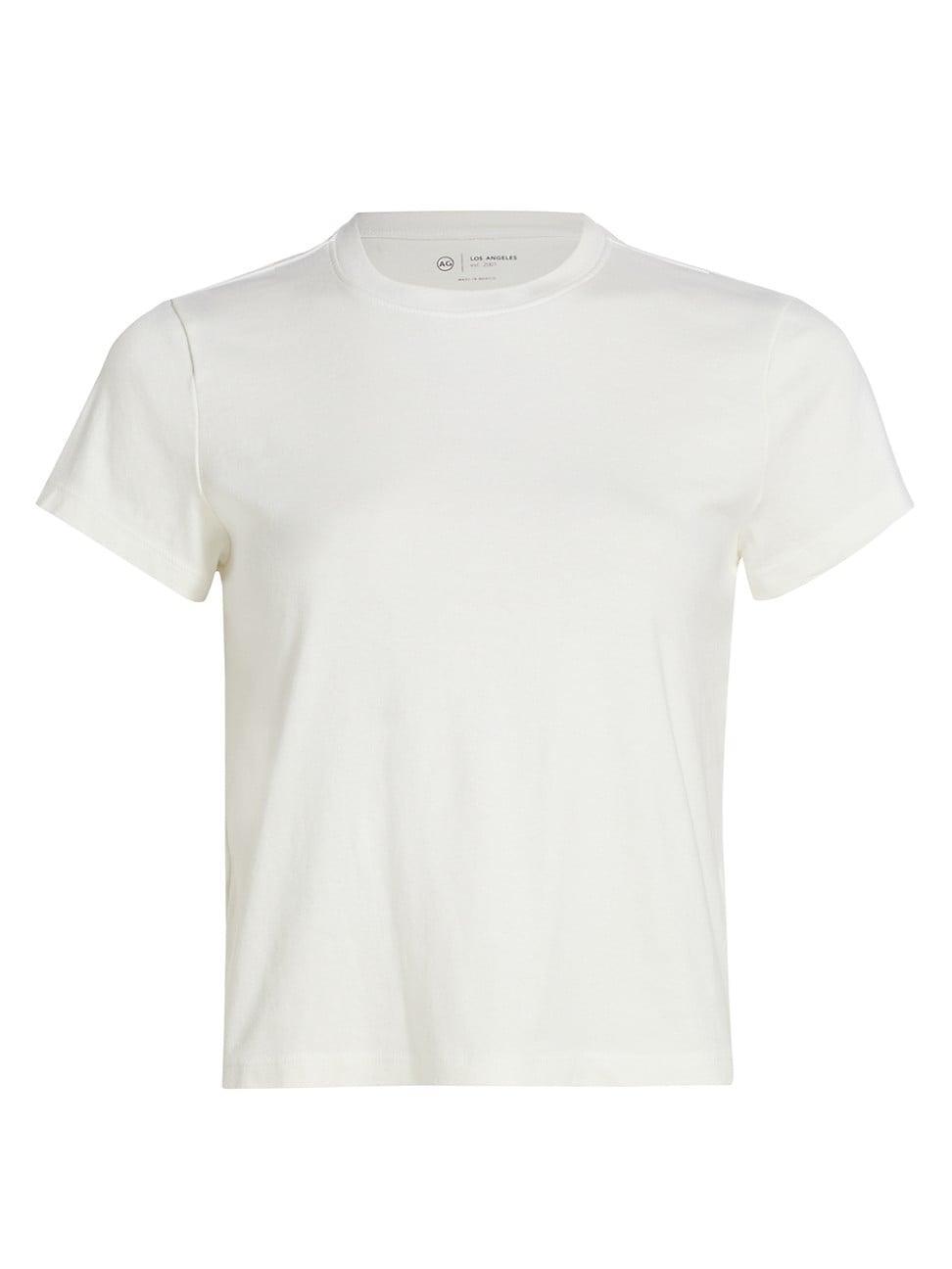 Womens Sadie Cropped Crewneck T-Shirt product image