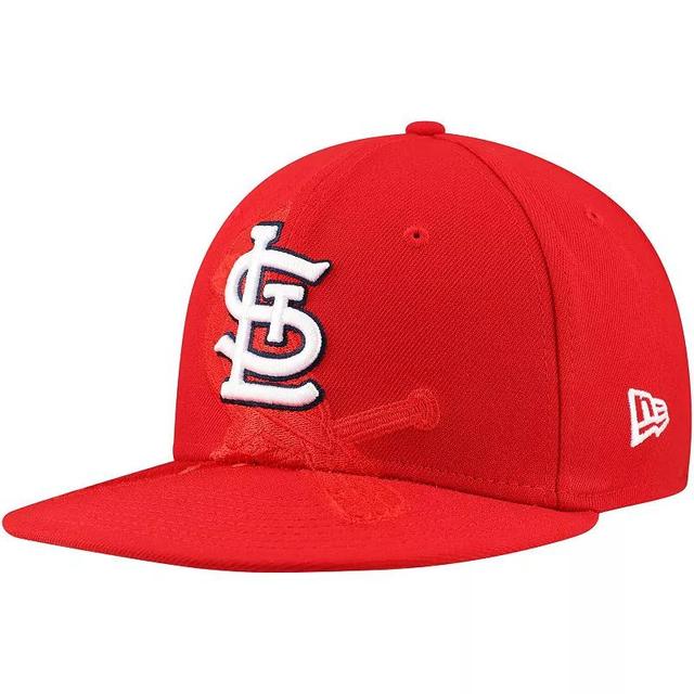 Mens New Era St. Louis Cardinals Shadow Logo 59FIFTY Fitted Hat Product Image