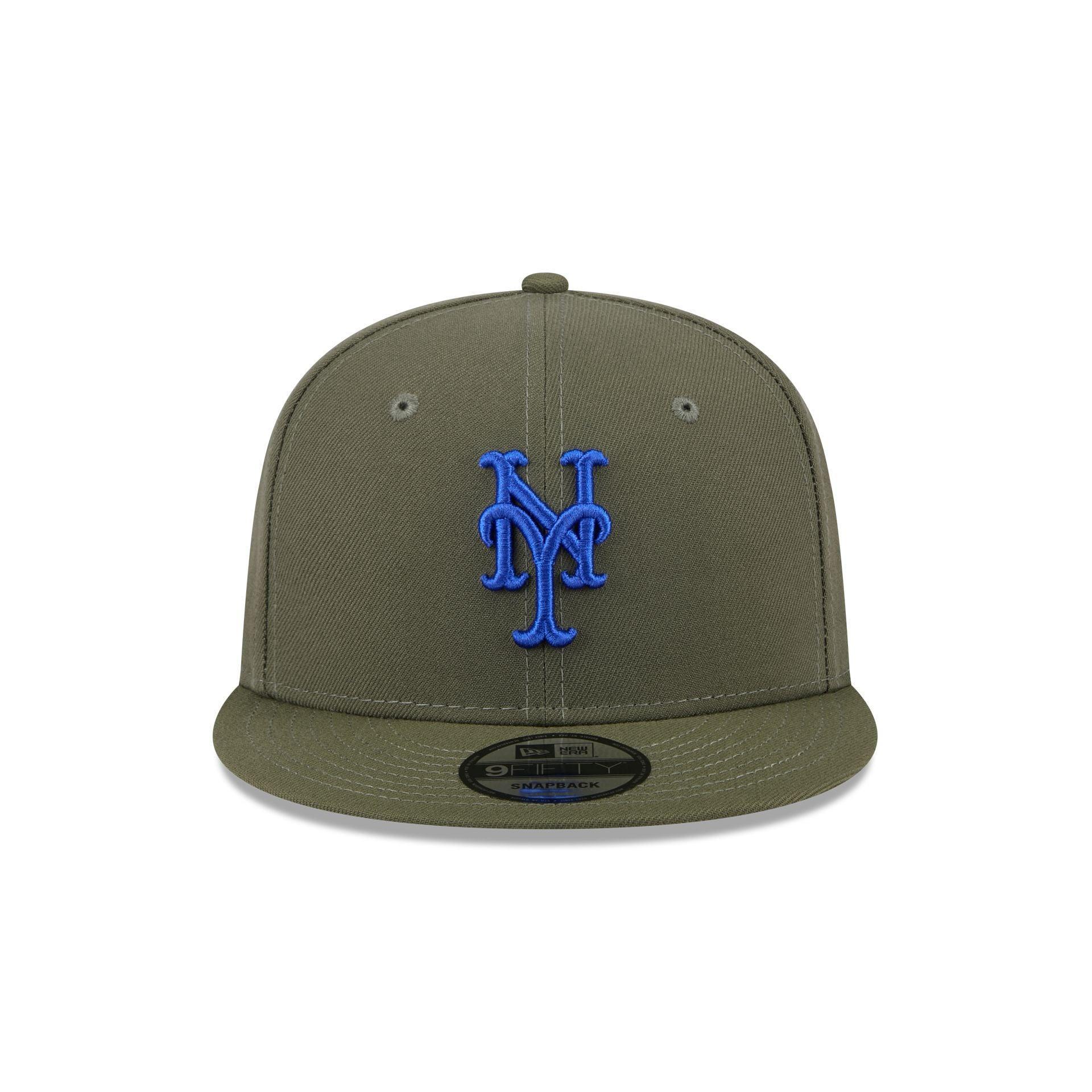 New York Mets Olive 9FIFTY Snapback Hat Male Product Image