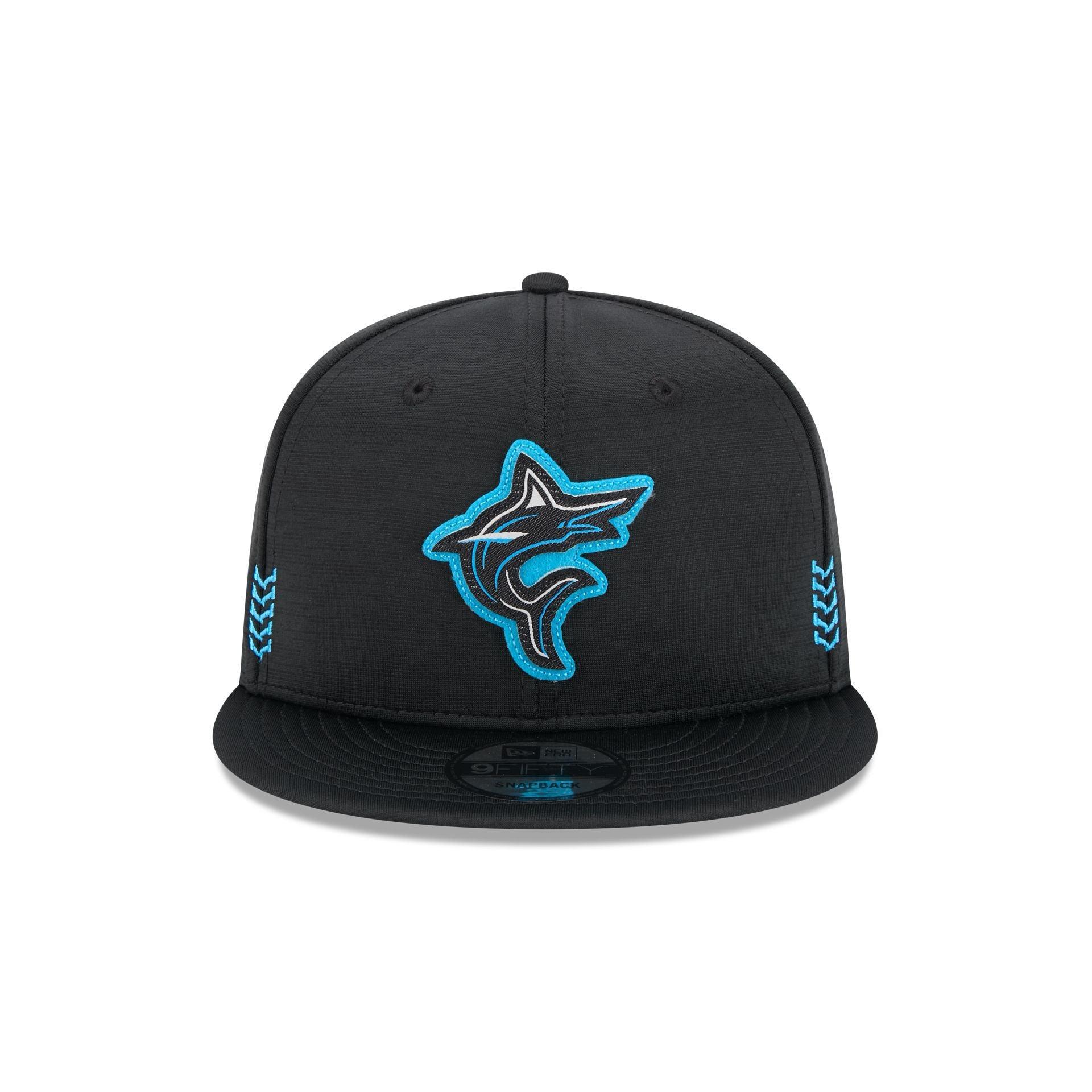 Miami Marlins 2024 Clubhouse 9FIFTY Snapback Hat Male Product Image