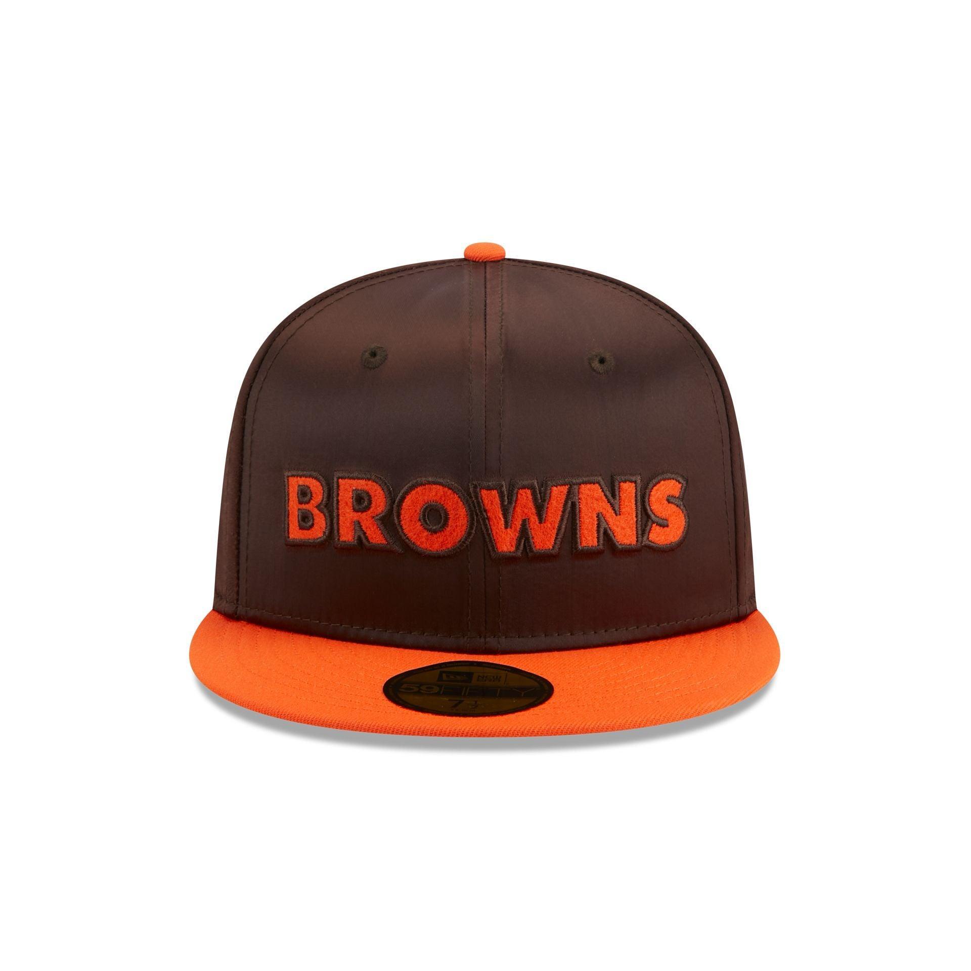 Cleveland Browns Satin 59FIFTY Fitted Hat Male Product Image