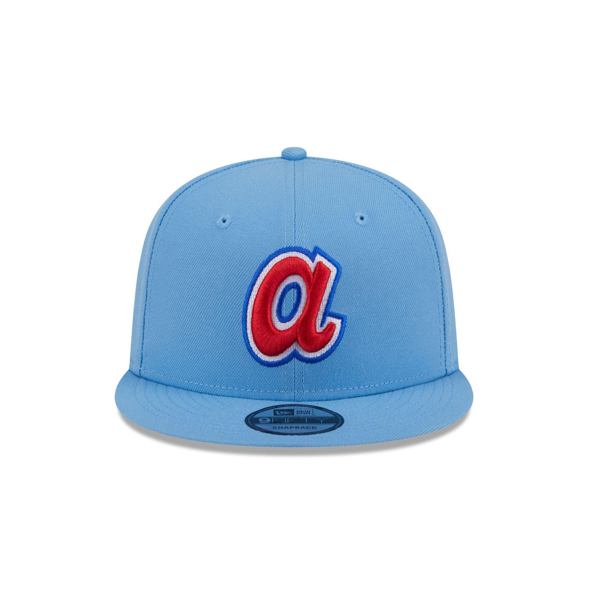 Atlanta Braves Sky Blue 9FIFTY Snapback Hat Male Product Image