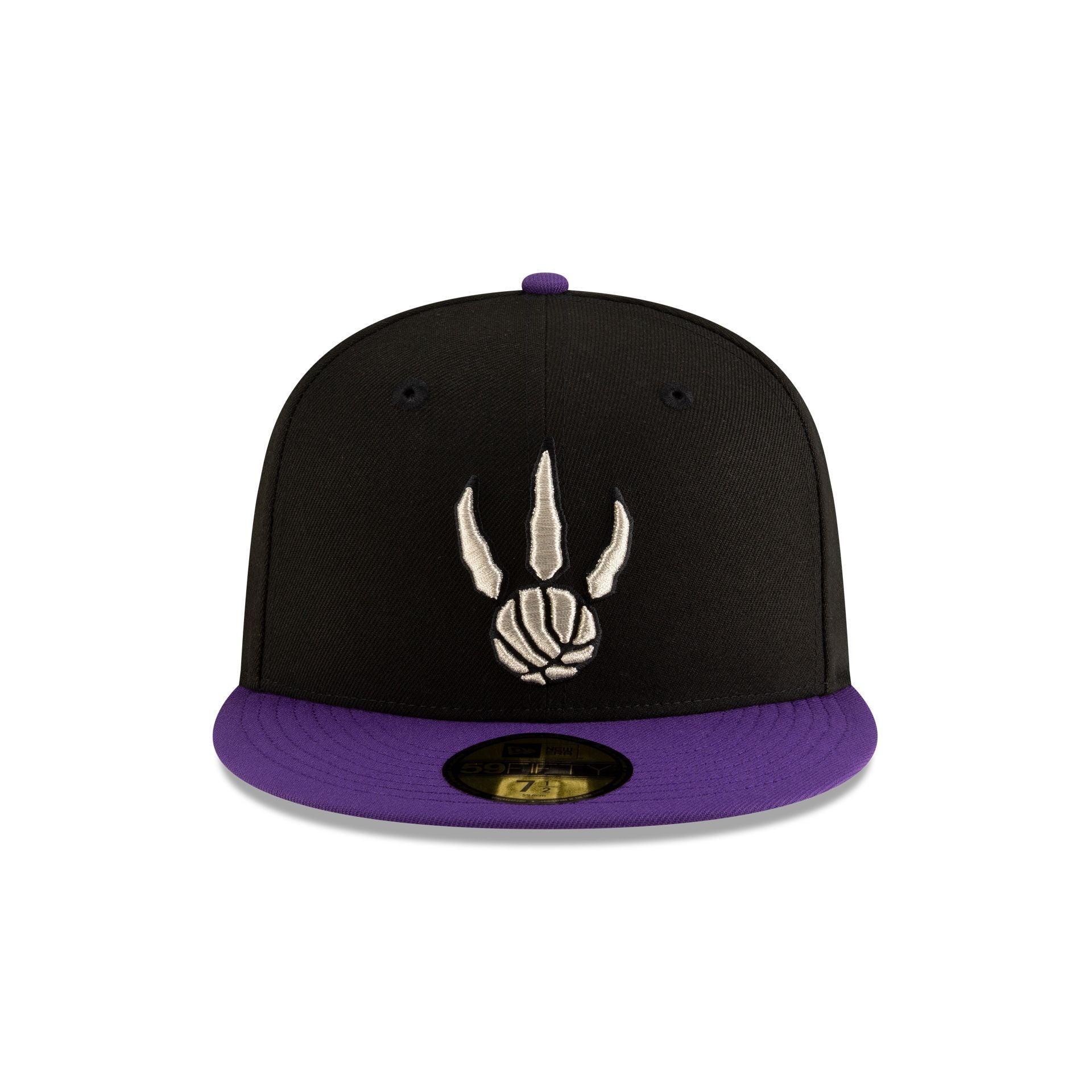 Toronto Raptors Classic Edition Black 59FIFTY Fitted Hat Male Product Image