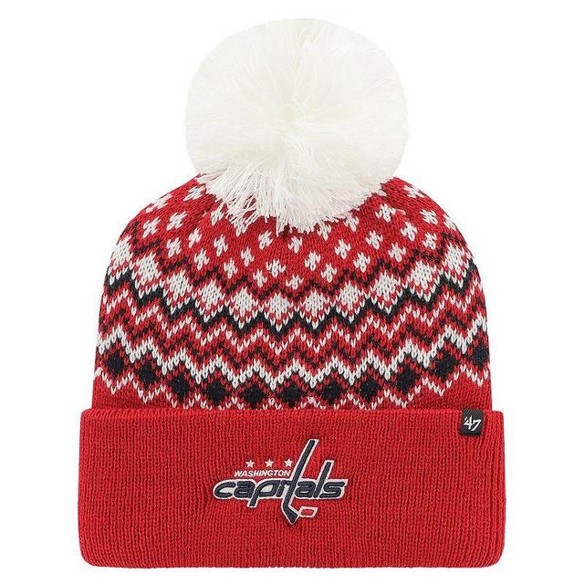 Womens 47 Washington Capitals ElsaCuffed Knit Hat with Pom Product Image