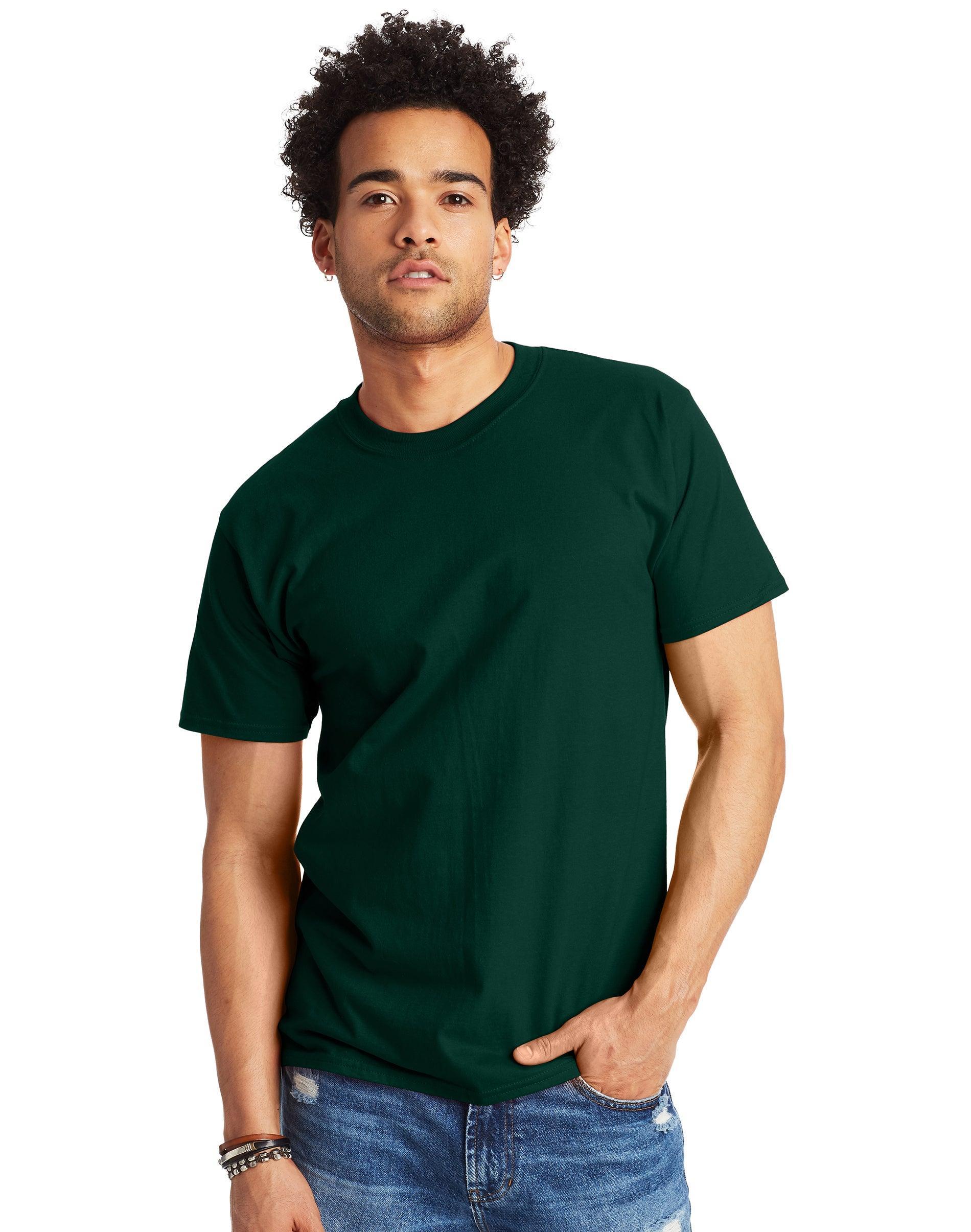 Hanes Beefy-T Unisex Heavyweight Cotton T-Shirt (Big & Tall Sizes Available) Smoke Gray 3XL Product Image