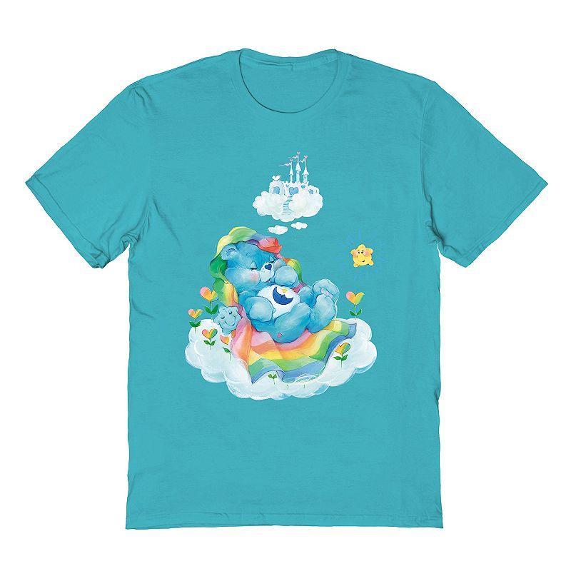 Mens Care Bear T-Shirt Blue Product Image