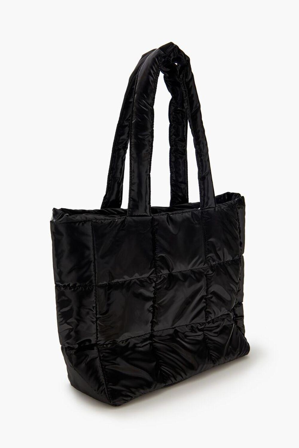 Quilted Faux Leather Tote Bag | Forever 21 Product Image