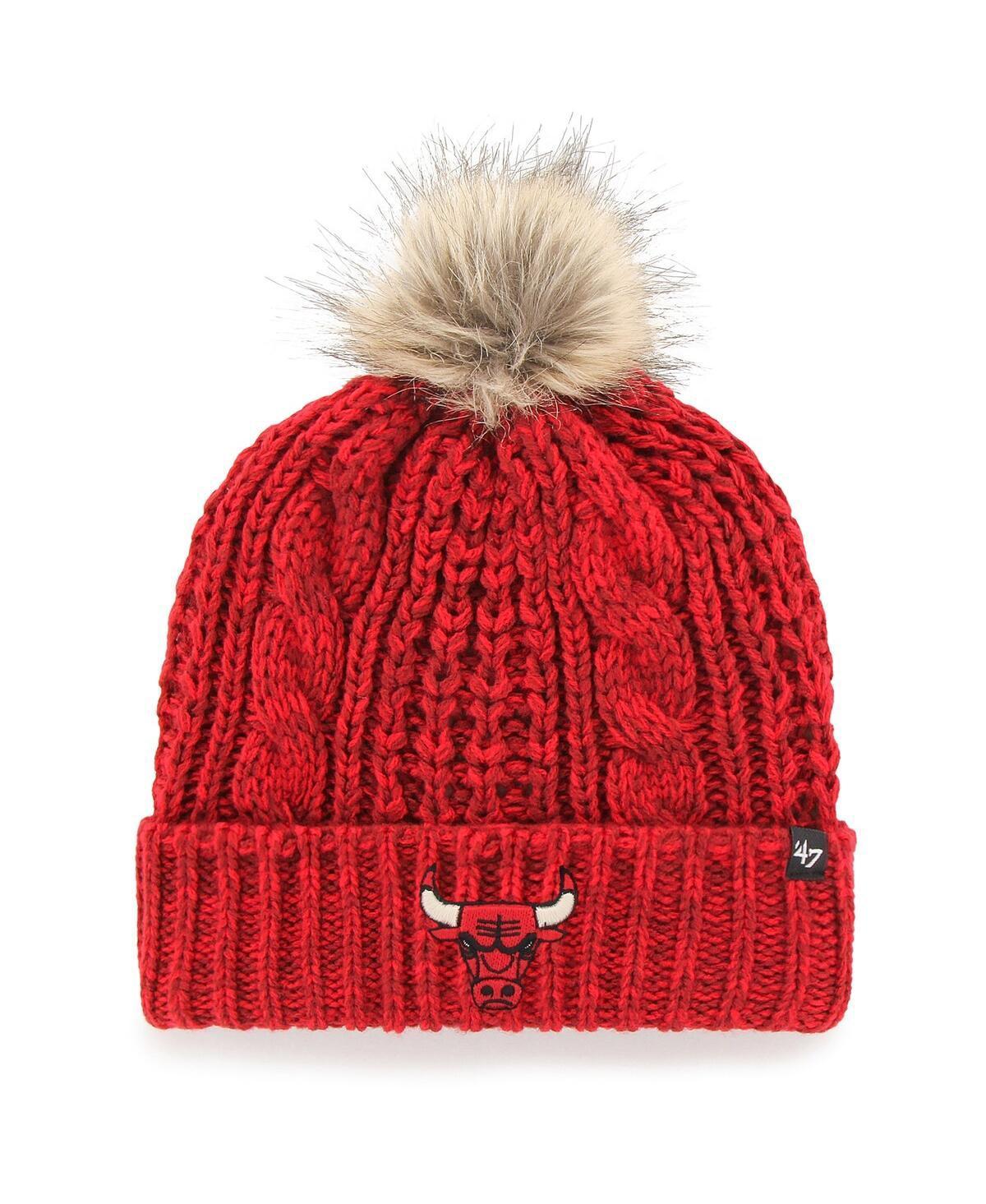 Womens 47 Chicago Bulls Meeko Cuffed Knit Hat with Pom Product Image