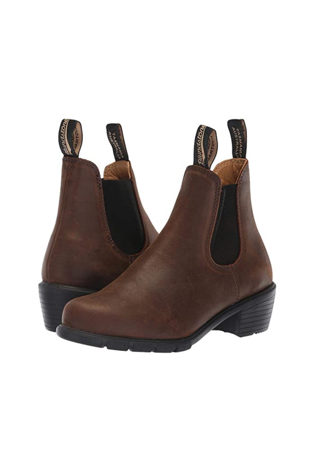 Blundstone Women's Series Heeled Boots in Antique Brown Female Product Image